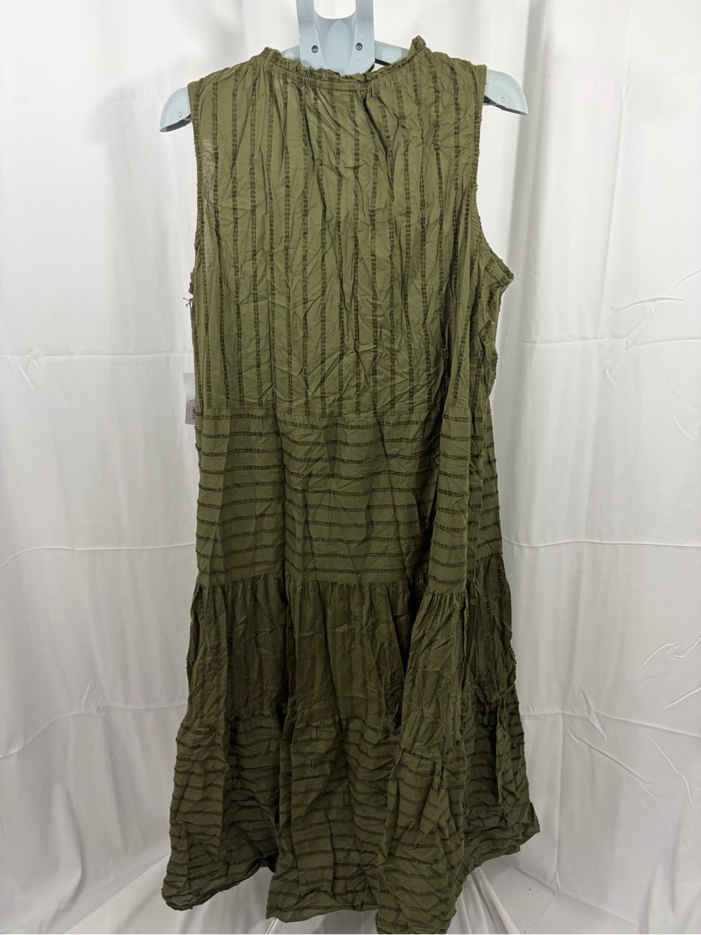 NWT Liz Claiborne Women’s Size XXL Green Tank Maxi Dress - Picture 6 of 7